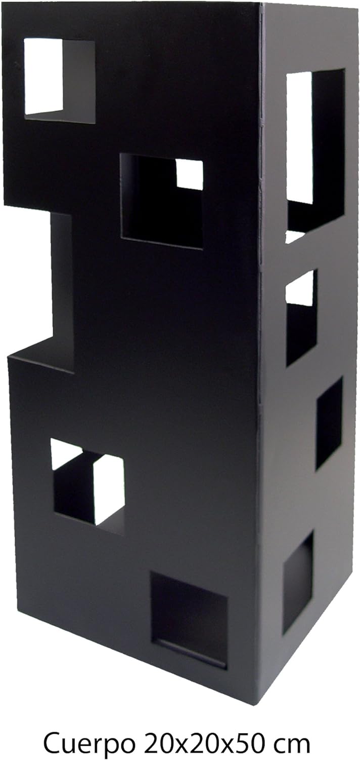 Imex El Zorro 10046 Kamin-Set, quadratisch, Zubehör aus Edelstahl und Blasebalg, 50 x 20 x