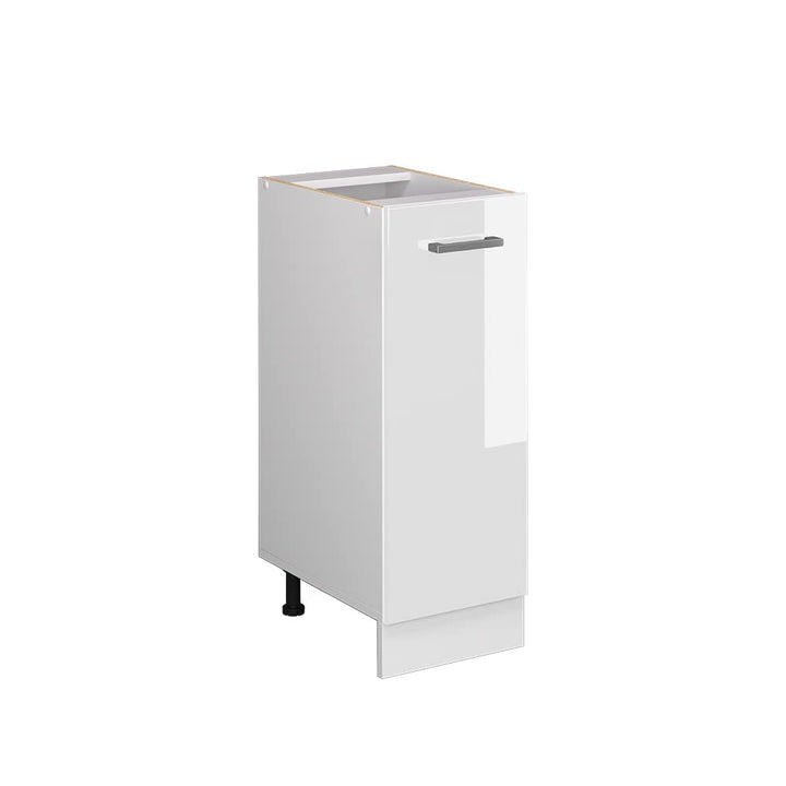 Vicco Apothekerschrank R-Line, Weiss Hochglanz/Weiss, 30 cm ohne Arbeitsplatte Weiss Hochglanz Apoth