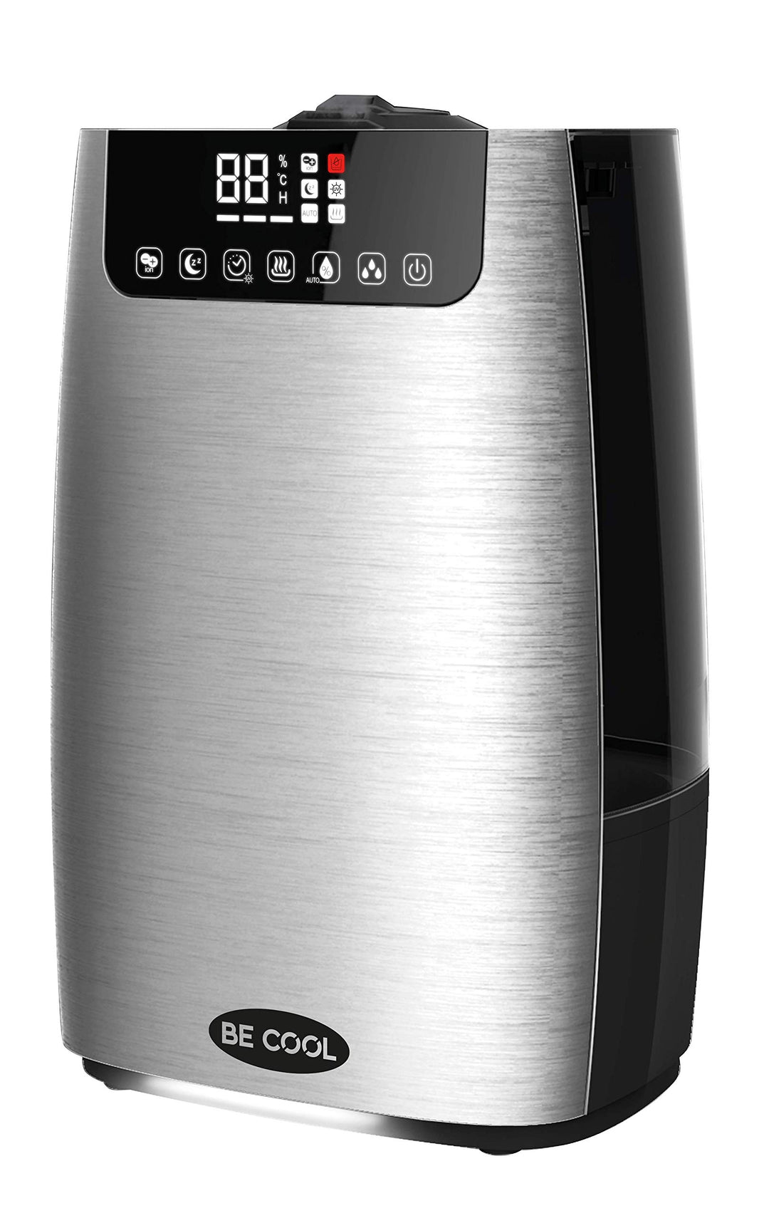 BE COOL Luftbefeuchter & Aroma-Diffuser, Kalt-und Warmluftbefeuchter für bis zu 50m², Schlafzimmer g