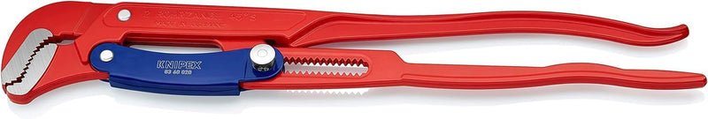 KNIPEX Rohrzange S-Maul mit Schnelleinstellung, Chrom-Vanadium, rot pulverbeschichtet, 560 mm, 83 60