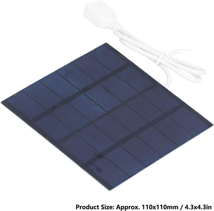 TOTITOM 1,5 W 6 V Solarpanel, tragbares DIY-Solarlademodul, DIY-Solar-Ladegerät für wissenschaftlich