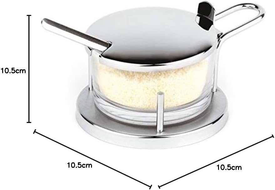 Käsedose Tavola Table Edelstahl/Glas