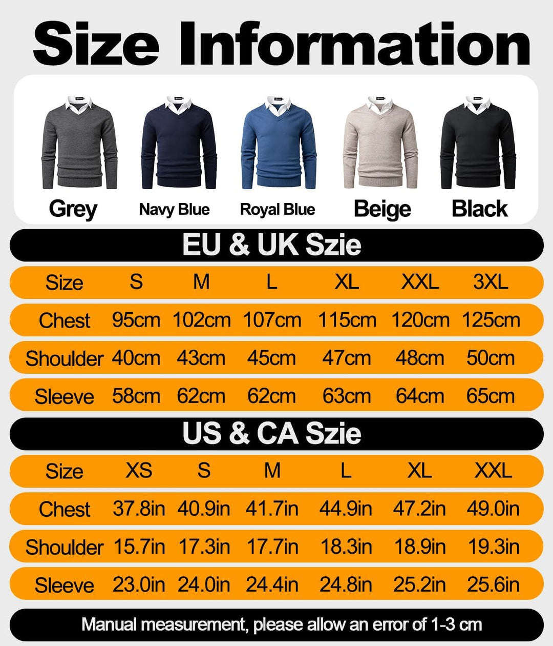 Harbrosrce Herren Strick Pullover V Ausschnitt Strickpullover Feinstrick Mock Hemdkragen Strickwaren