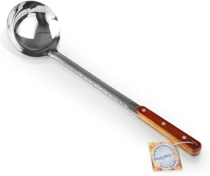 Utschak Feuerofen mit Gusseisen Topf flacher Boden mit Deckel 16 L Ø 44 cm Kazan Holzlöffel, Schauml