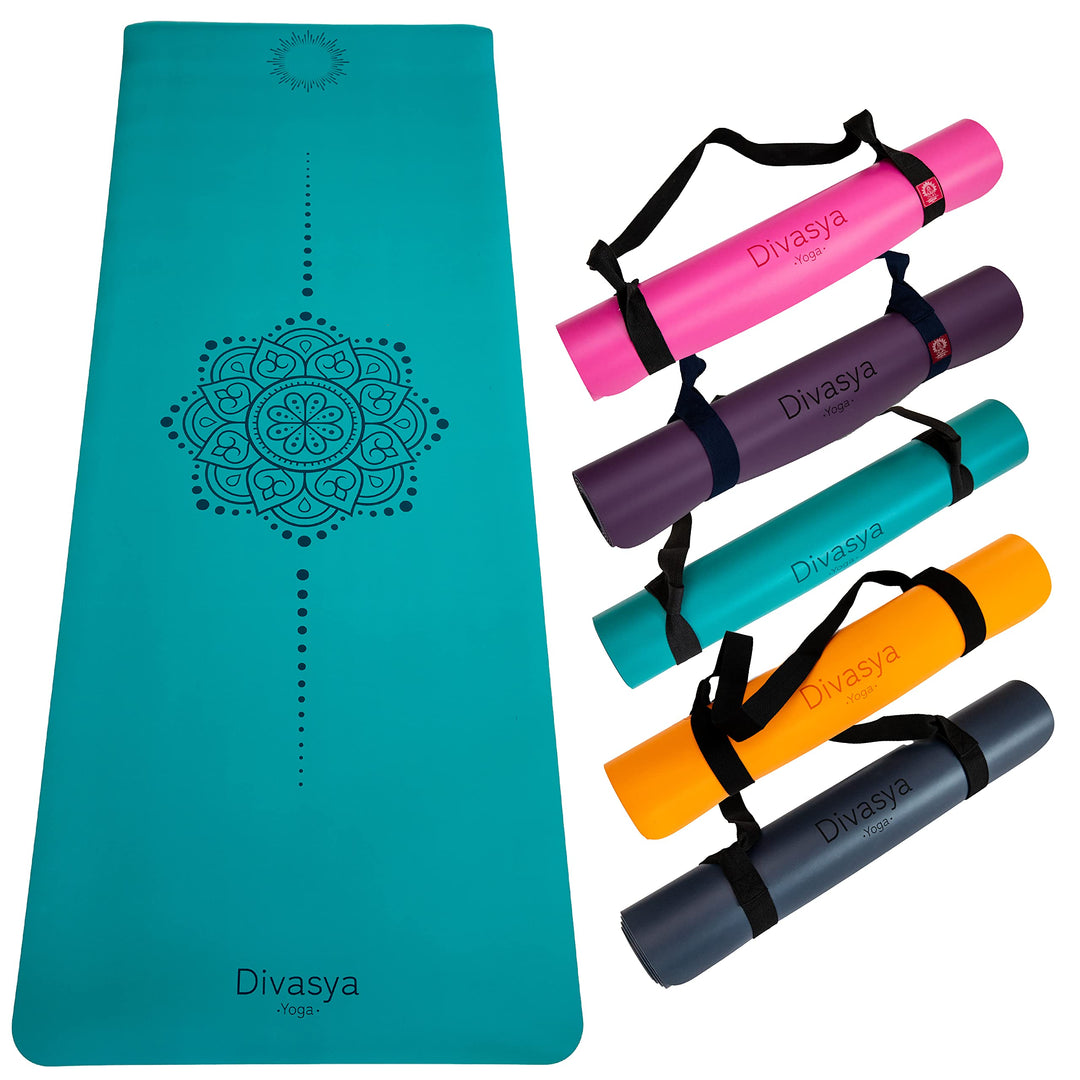 Premium Yogamatte rutschfest: Naturkautschuk rutschfest & japanische professional grip Oberfläche |