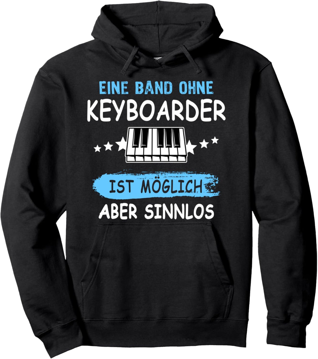 Keyboarder Geschenk Musiker Fun Sprüche Musik Piano Zubehör Pullover Hoodie