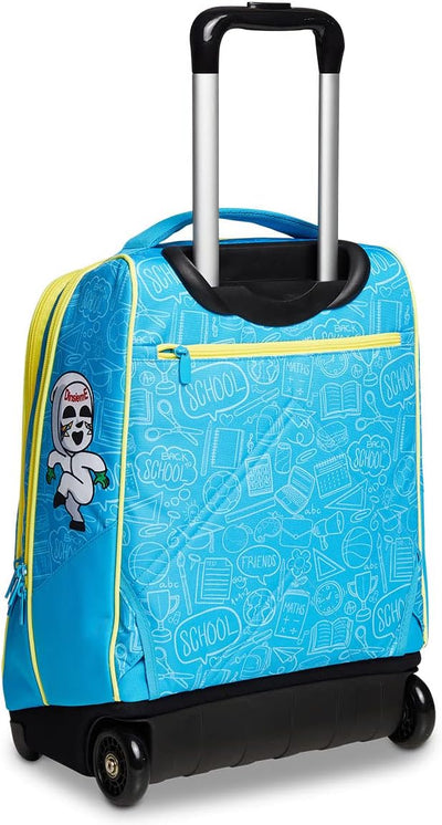 Seven Dinsieme, 2 in 1, Schulranzen mit Rollen, Rucksack mit Trolleyfunktion für Kinder, ab 1. Klass