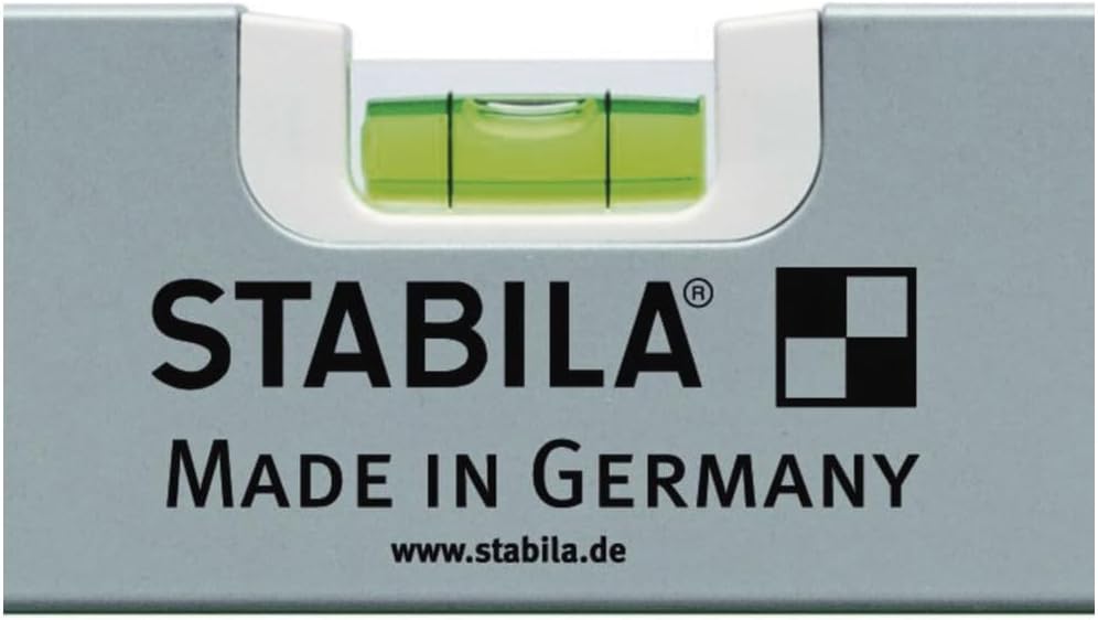 STABILA STB80U260 Wasserwaage Type 80 U-2, 150 cm 150 cm mit 2- Vertikallibellen Mehrfarbig, 150 cm