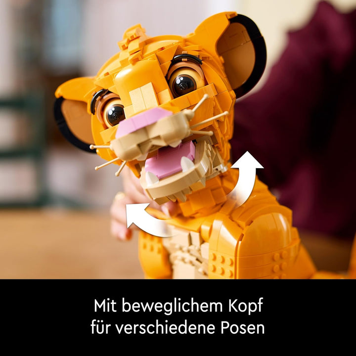 LEGO Disney Classic 43247 Simba, der junge König der Löwen, Sammlertierfigur