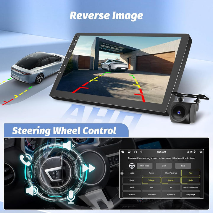 Hikity 8Cores 4G+64G Autoradio Android 15 Für Opel Astra H 2004-2008/Zafira B 2005-2015/Opel Corsa 2