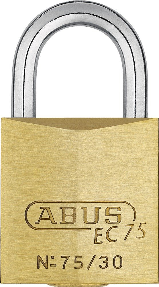 ABUS Messing-Vorhangschloss 75/30, 26637 30mm Messing, 30mm Messing