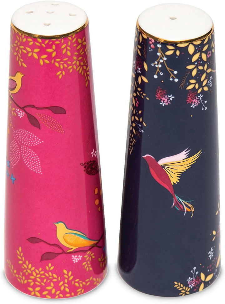 Sara Miller SMC79407-XG Portmeirion Chelsea Salz- und Pfefferstreuer-Set, Blau und Rosa, Keramik