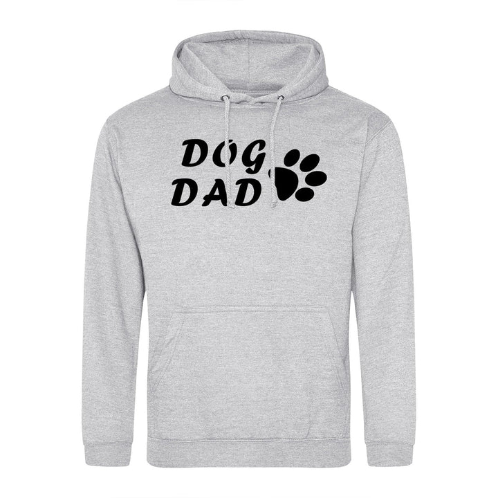huuraa Unisex Hoodie Dog Dad Tapse Pullover Vegan Grösse 3XL Heather Grey mit Motiv für alle Hundeme