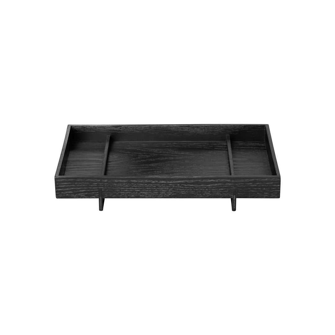 blomus Tablett -ABENTO- Serviertablett aus Holz schwarz (S), S Holz