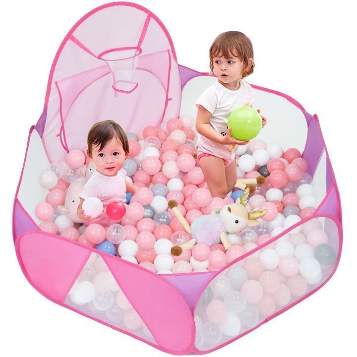 Eocolz Bällegrube für Kinder, grosses Pop Up Bällebad Bällepool, Spielzelt für Kleinkinder, Baby-Lau