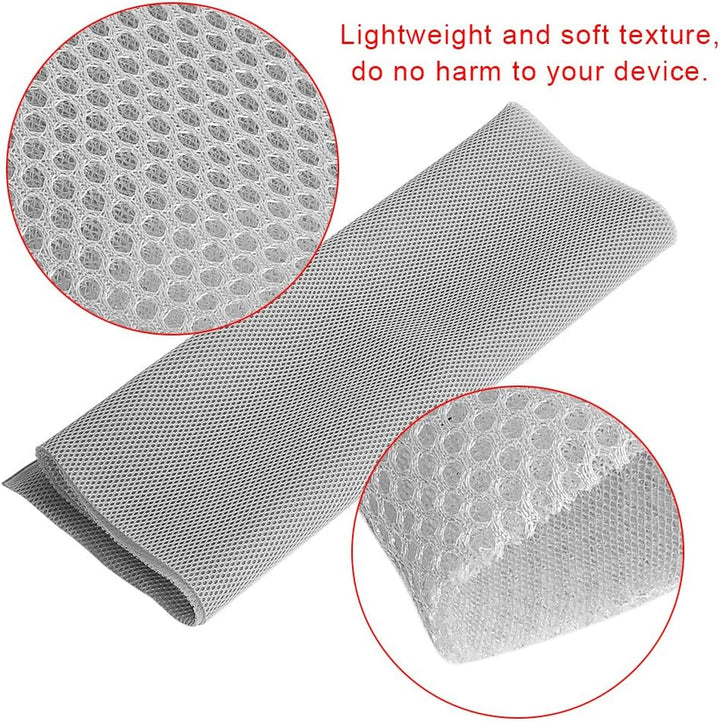 ASHATA Lautsprecher-Abdeckung, Netzstoff, Hi-Fi-Abdeckung, Material 55 x 50 cm, staubdicht, Lautspre