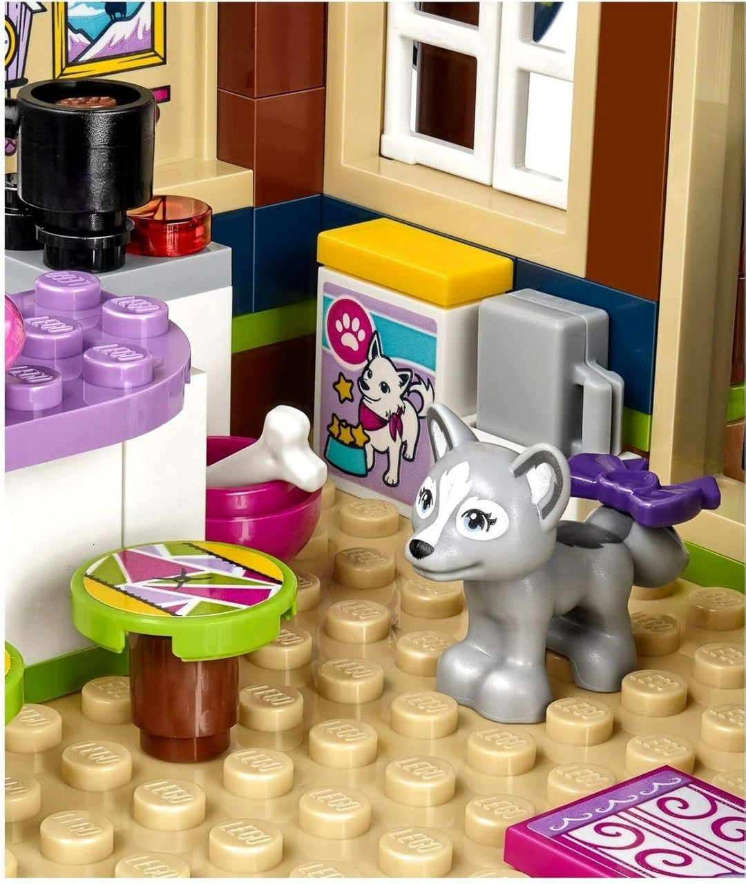 LEGO Friends 41323 - "Chalet im Wintersportort Konstruktionsspiel, bunt Single, Single