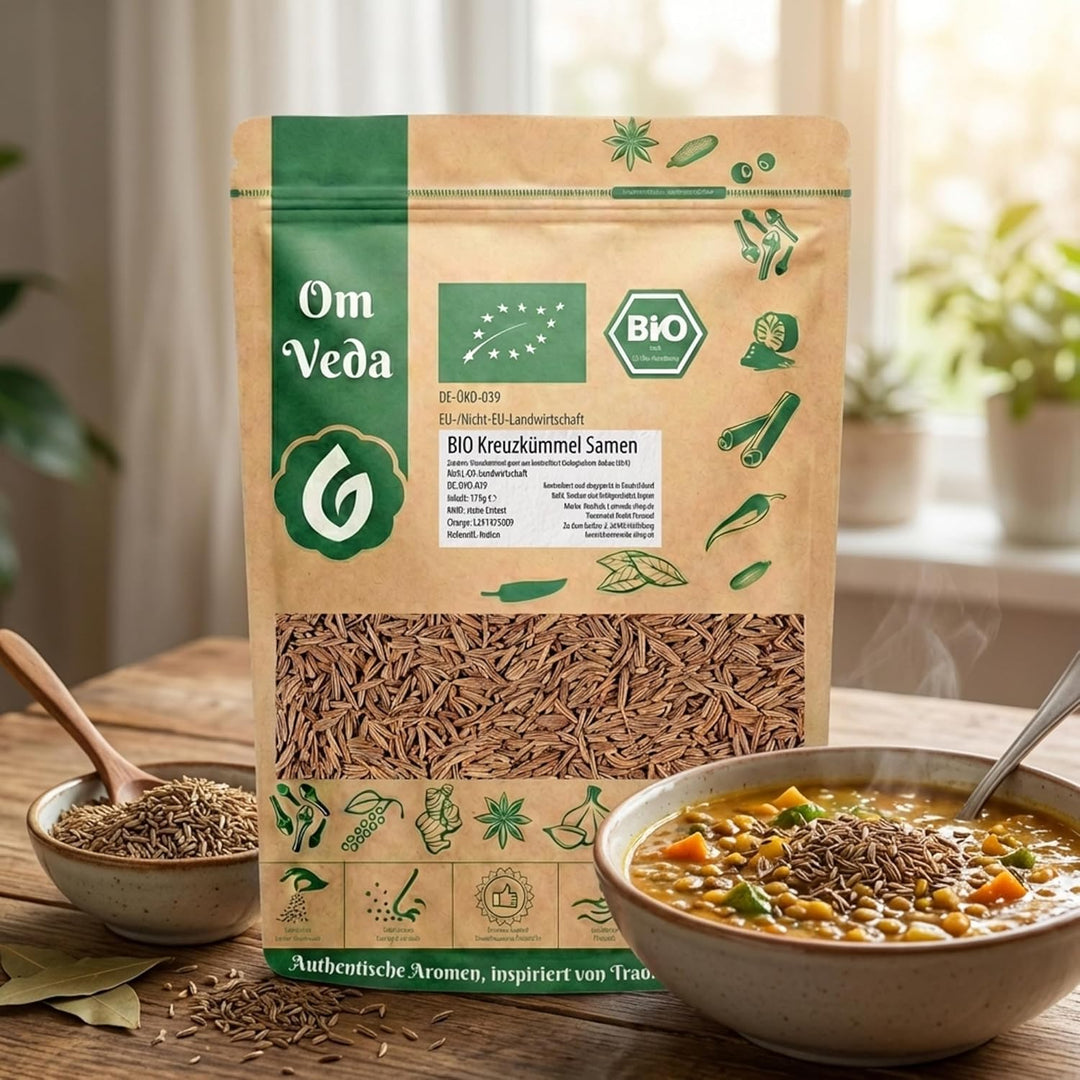 BIO Kreuzkümmel Kumin ganz 1Kg | Kreuzkümmelsamen Kreuzkümmelsaat Gewürz | Indische Ayurveda Küche |