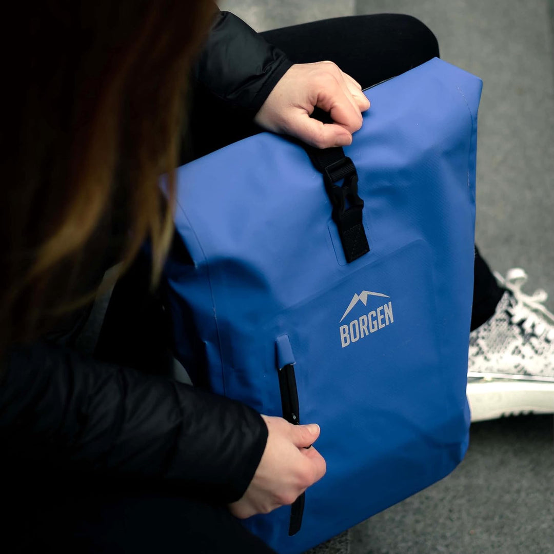 Borgen 3in1 Fahrradtasche für Gepäckträger wasserdicht - Verstärkte Träger (Neuerung 2023) - Verwend