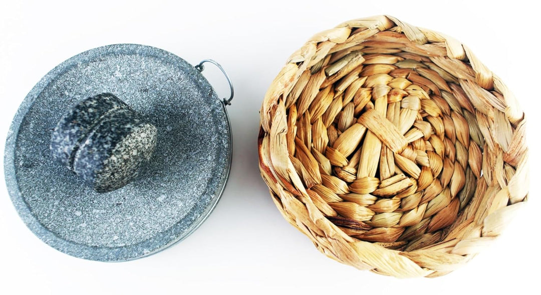 Kleine Grösse 15 cm Granit-Mörser und Stössel Set Steinplatte Set für Gewürze und Salz auf Camping p