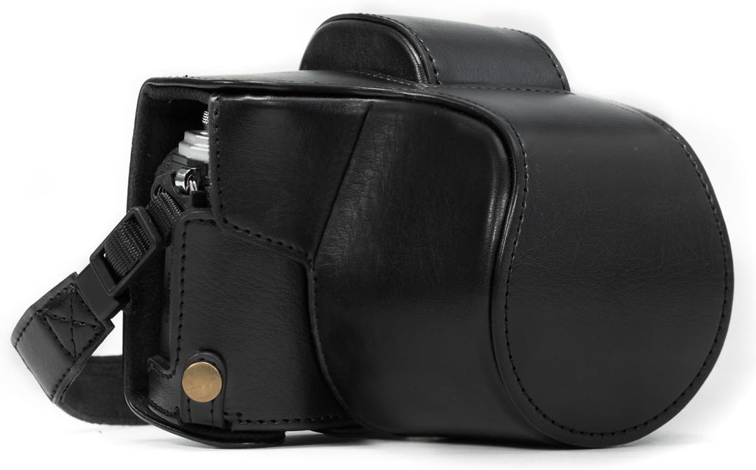 MegaGear MG993 Olympus OM-D E-M10 Mark II, E-M10 (14-42mm) Ever Ready Leder Kamera-Case mit Tragerie