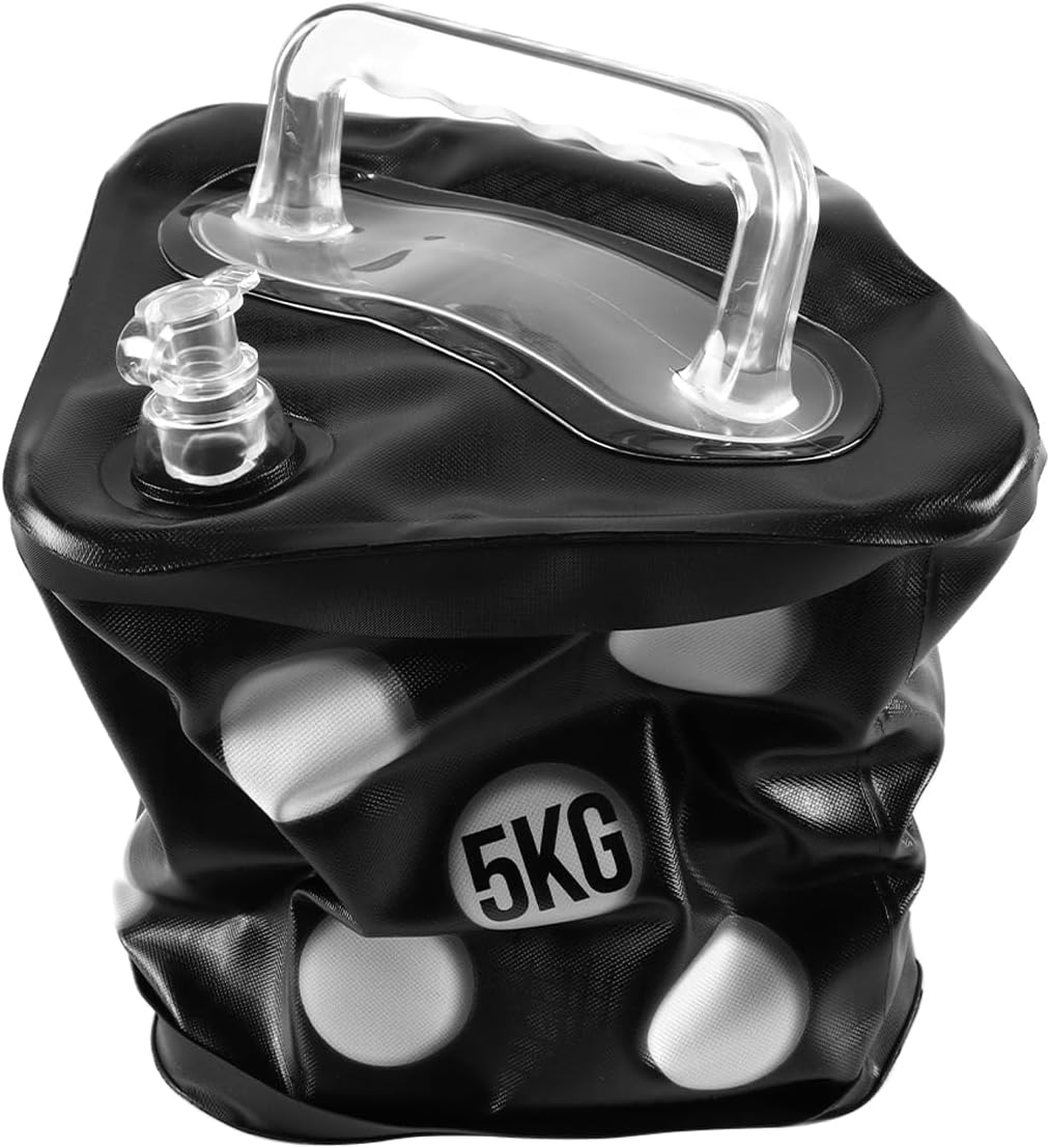 Verstellbares Reise-Kettlebell-Set, 5 kg, wassergefüllte Kettlebell für Kraft- und Rumpftraining, tr