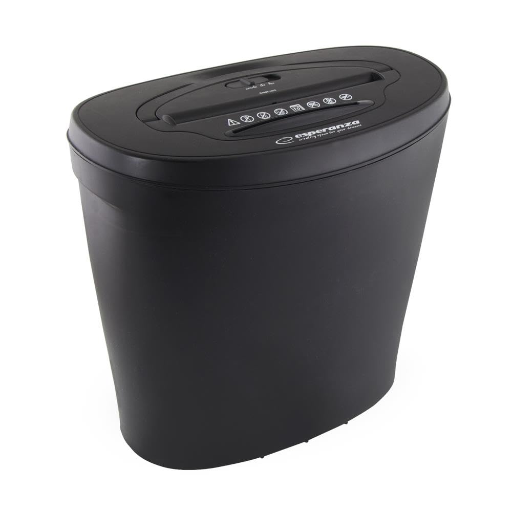 Esperanza IT Accesories - Erwartungs-Papiershredder, Kreditkarten und CD/DVD-Razor EN103 DIN 3.