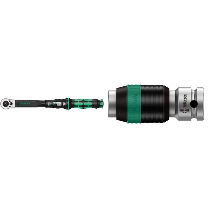 Wera 05075625001 Click-Torque C 2 Push R/L, einstellbarer Drehmomentschlüssel, 1/2", 20-100 Nm & 878