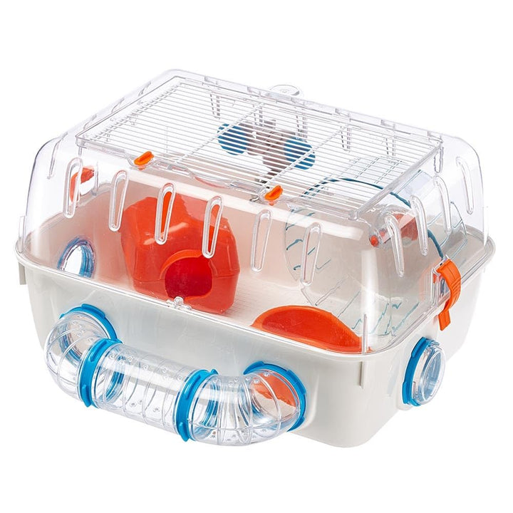 Ferplast Hamsterkäfig, COMBI 1 Nagerkäfig, Kleintierkäfig, Hamsterzubehör inklusive, 40 x 33 x h 23