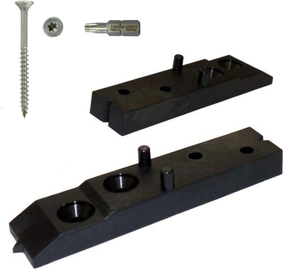 unsichtbare Besfestigung 1 Eimer - 150 Stück Terrassendielen incl. Schrauben A2