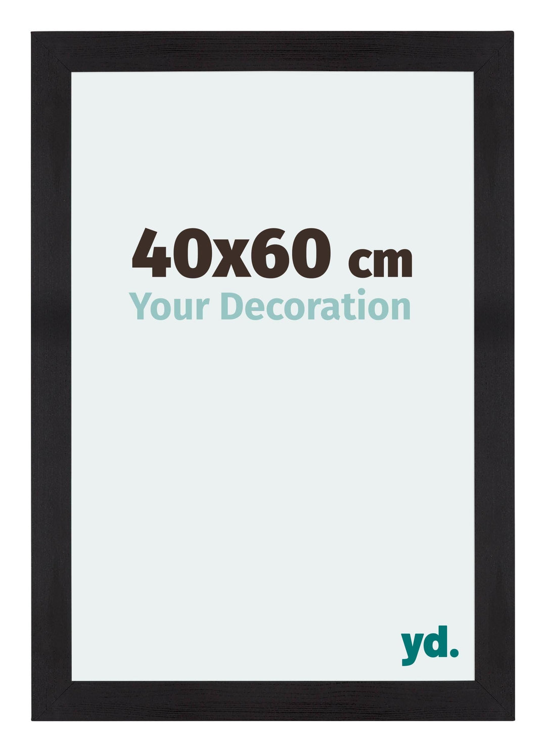 yd. Your Decoration - Bilderrahmen 40x60 cm - Bilderrahmen aus MDF mit Acrylglas - Antireflex - Ausg