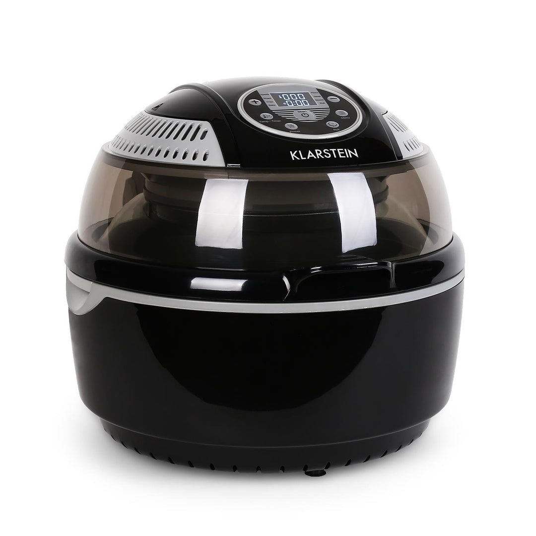 Klarstein VitAir Heissluftfritteuse Fritteuse, 1400 Watt, fett-frei Frittieren + Backen + Grillen +