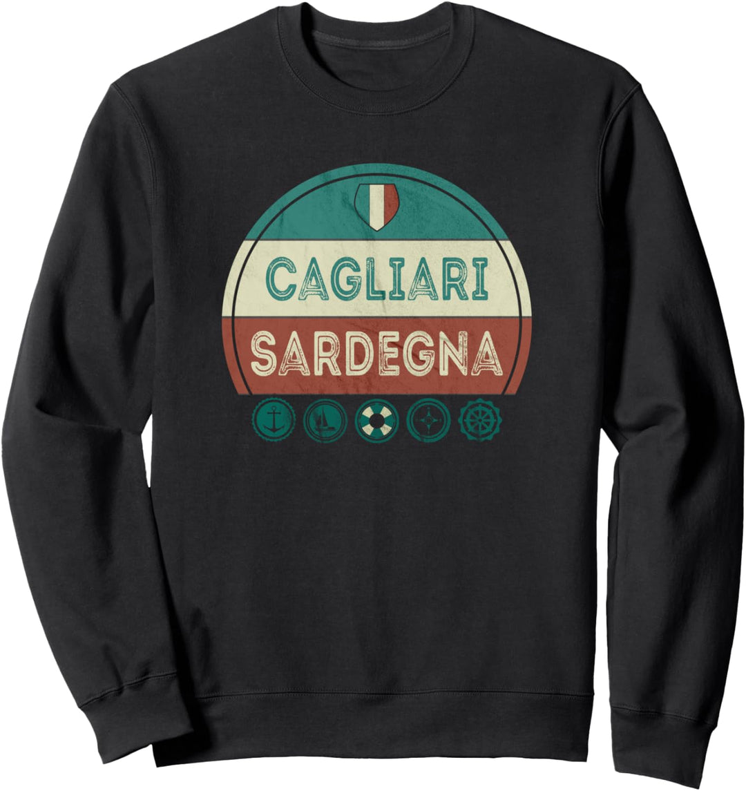 Cagliari Sardinien Italien Urlaub Souvenir Sweatshirt