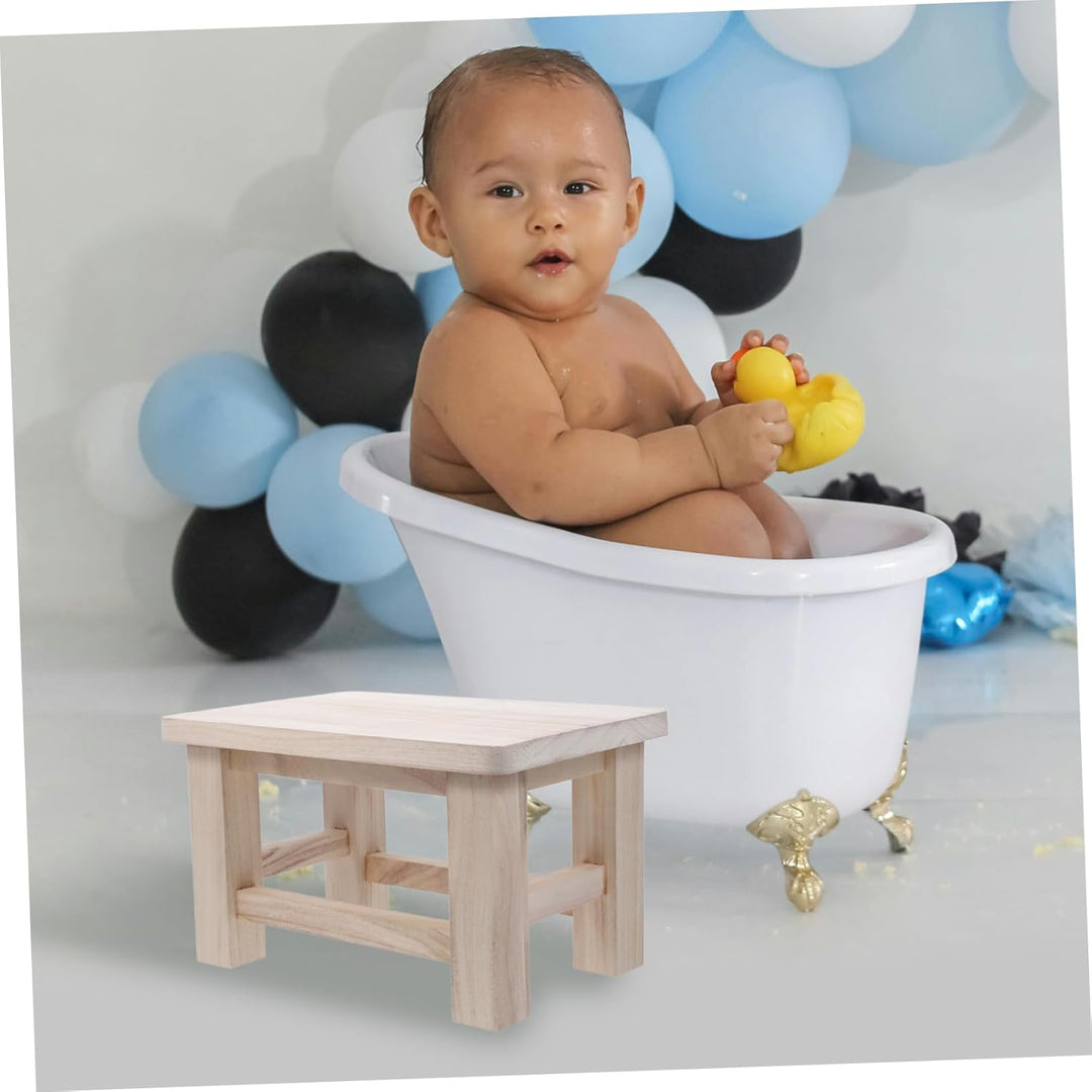 TOPBATHY Holz Hocker Klein Massiv Aus Naturholz Schuhhocker Tritthocker Wechselschuhhocker Für Zuhau