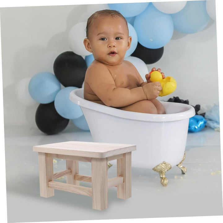 TOPBATHY Holz Hocker Klein Massiv Aus Naturholz Schuhhocker Tritthocker Wechselschuhhocker Für Zuhau