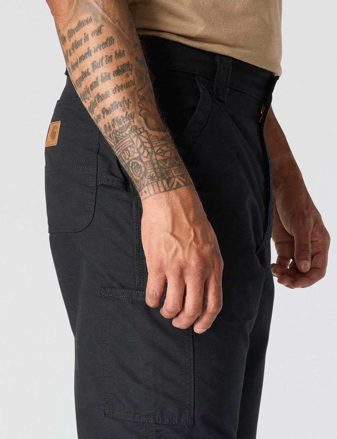 Carhartt Herren Latzhose aus Leinen Canvas Work Latzhose Hose Canvas Work Latzhose B151 40W / 32L Sc