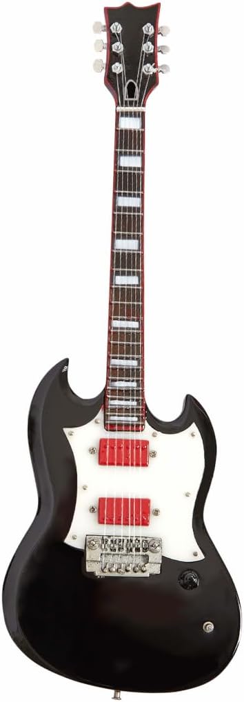 AXMAN Glen Tipton Miniatur-Gitarren-Nachbildung, handgefertigt, Ornament, 1/4-Massstab, inkl. Displa
