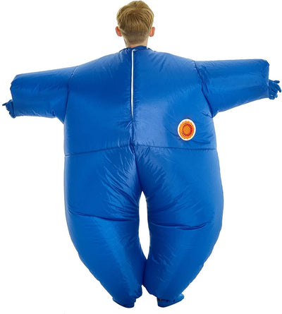 Morph Blaues Aufblasbares Kostüm für Kinder, Megamorph - Einheitsgrösse Blau Kinder, Blau Kinder