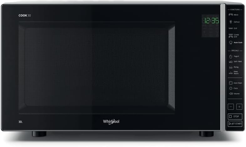 Whirlpool MWP 303 SB Kombination Grill und Mikrowelle / 900 W/ 30 L Garraum / Quartz Grill 1050 W /