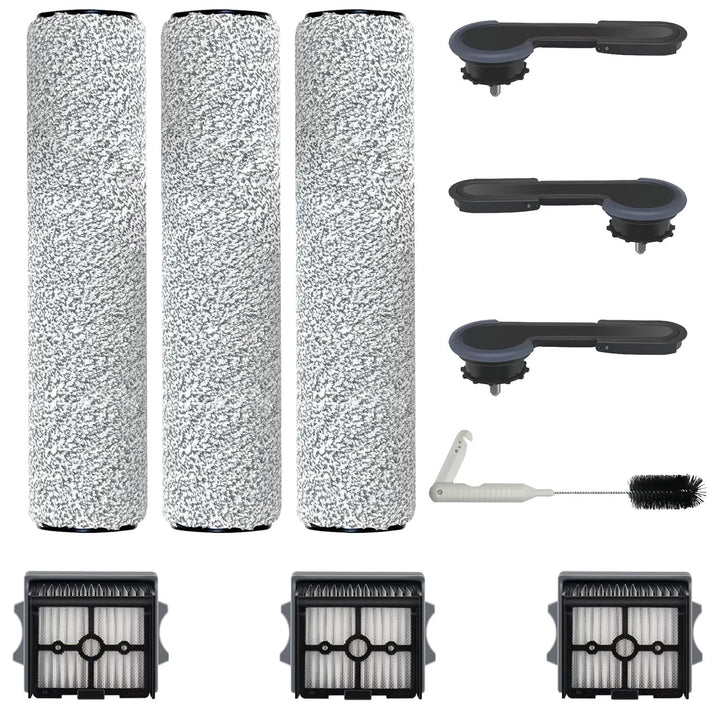3 Bürstenrolle und 3 Filter Zubehör für Tineco Floor One Stretch S6/ S6 stretch lite/Switch S6 Stret