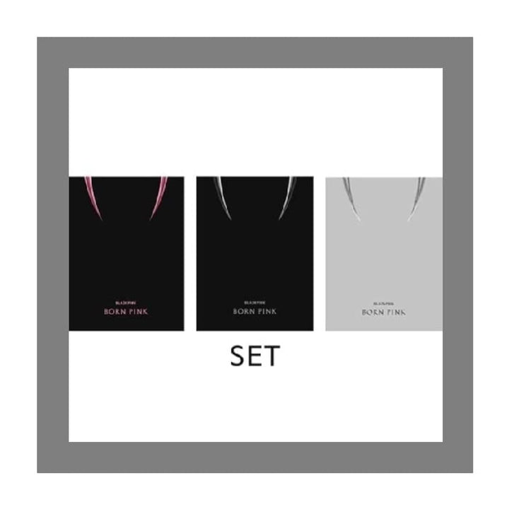 DREAMUS Blackpink Born Pink 2nd Album Box Set Version CD + Poster Fotobuch Akkordeon-Liedtext Papier