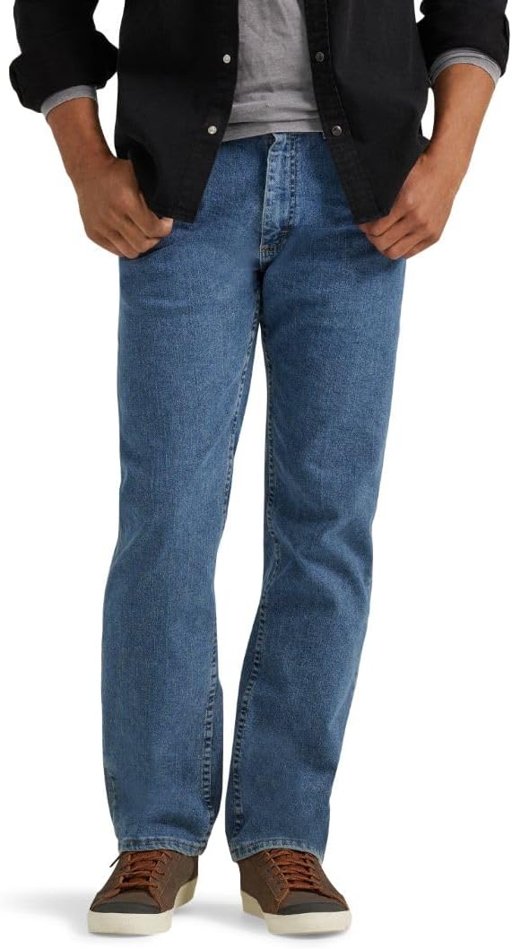 Wrangler Authentics Jeanshose, für Herren, reguläre Passform, Bequeme, elastische Taille 29W / 30L L