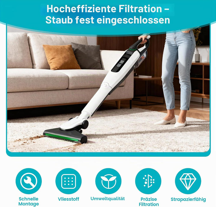 15 Stück Staubsaugerbeutel Kompatibel,für Vorwerk Staubsaugerbeutelmit für Vorwerk für Kobold VK7 FP