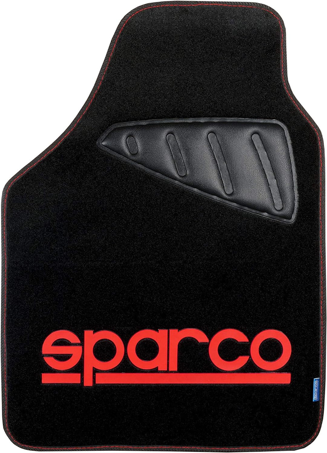 Walser 16993 Sparco SPC Autoteppich, Schwarz/Rot SPC TEPPICH