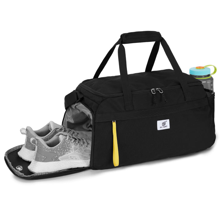 SKYSPER 35L Sporttasche & Reisetasche für Damen Und Herren - mit Schuhfach & Nassfach, Gym Bag & Tra