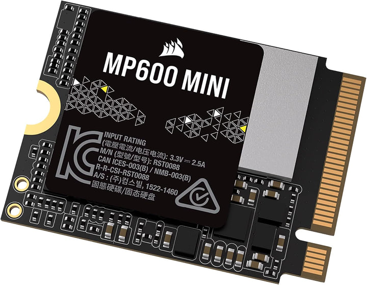 Corsair MP600 Mini 1TB M.2 NVMe PCIe x4 Gen4 2 SSD - M.2 2230 - Bis zu 4.800MB/Sek. Sequentielles Le
