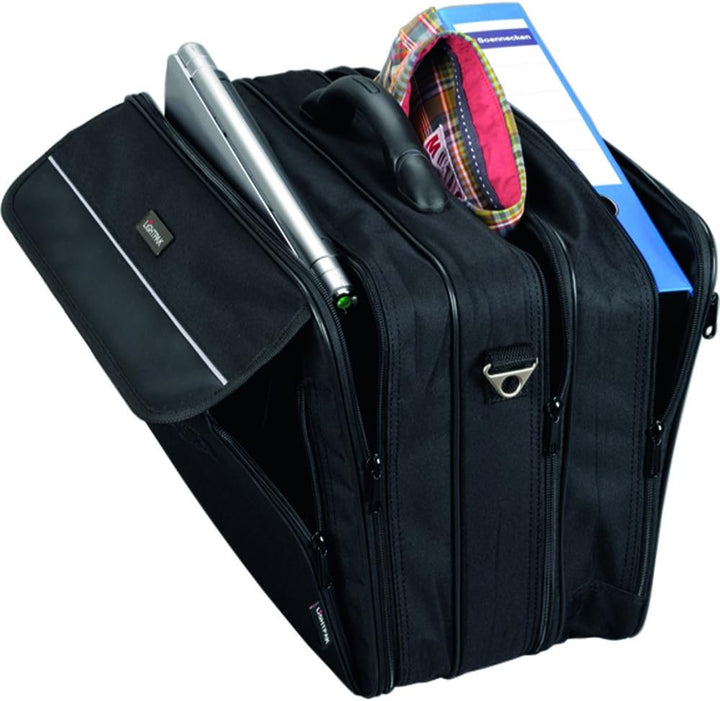Lightpak 46075 - Multifunktionstasche Corniche, aus Nylon, schwarz, 44