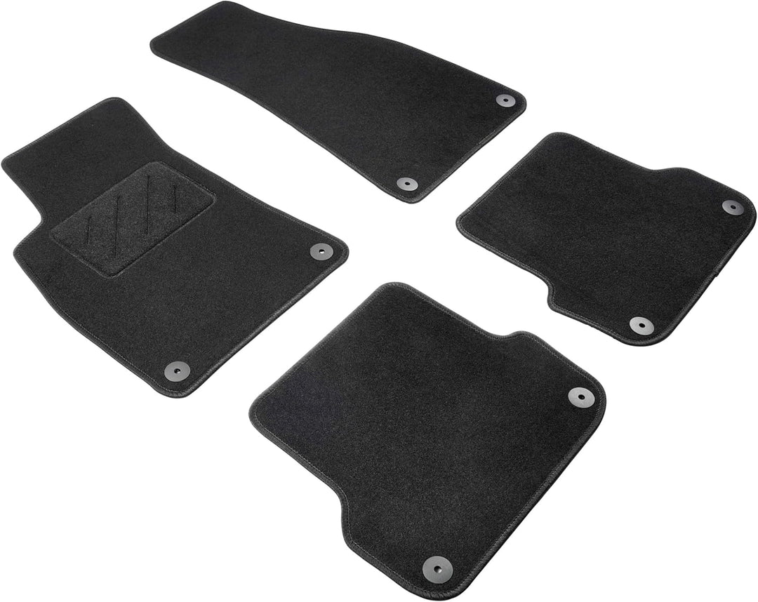 WALSER Comfort Auto Teppiche für Audi A4 B6/B6 Avant 2000-2005, Audi A4 B7/B7 Avant 2004-2008, 100%