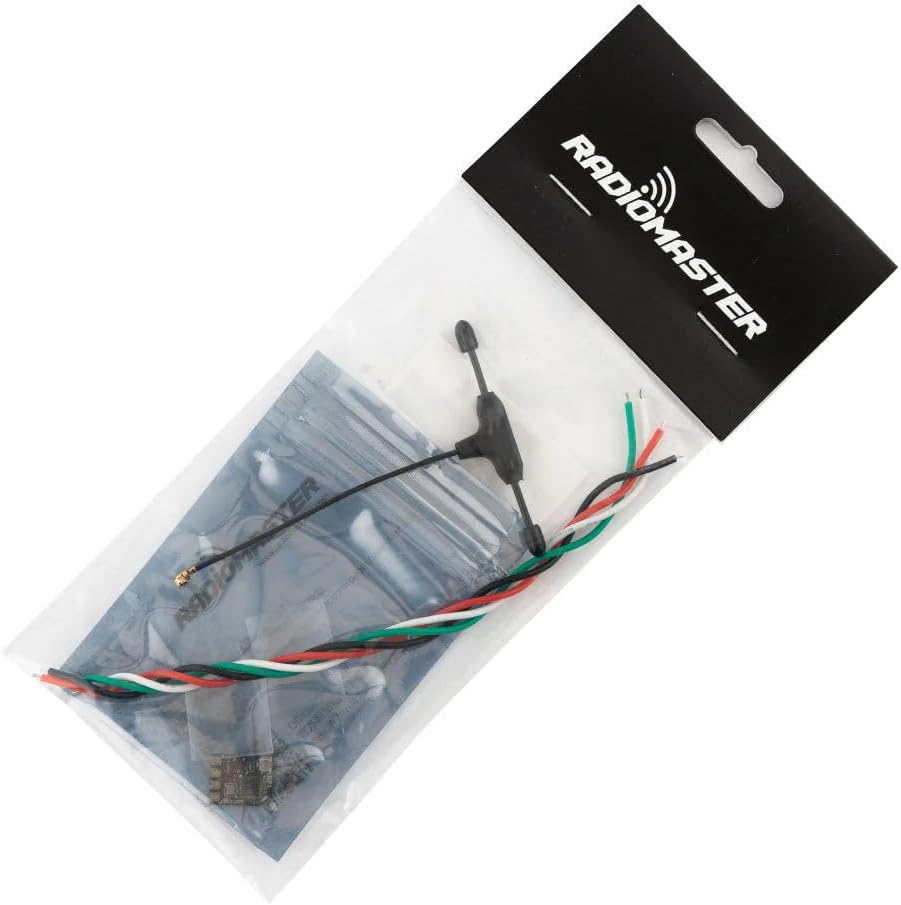 Radiomaster RP1 2,4 GHz ExpressLRS Nano-Empfänger mit 65 mm UFL T-Antenne für ELRS FPV-Sender – eign