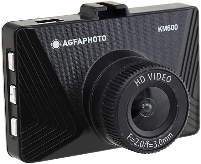 AgfaPhoto Realimove KM600 HD Dashcam | Auto Kamera mit 2“ LCD Bildschirm & 120 Degree-Weitwinkel Obj